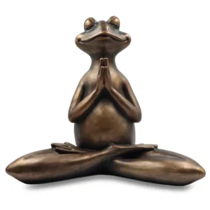 Meditating Yoga Frog stature