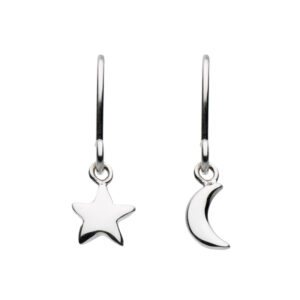 Moon & Star drop earrings