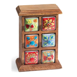 6 Drawer Ceramic Storage Chest