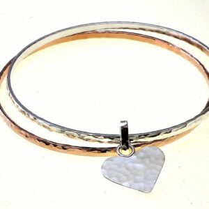 Life, Beauty and Love bangle by Yaron Morhaim
