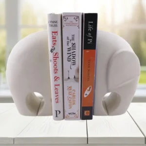 Contemporary Elephant Bookends