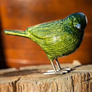 Green Recycled Aluminium Bird