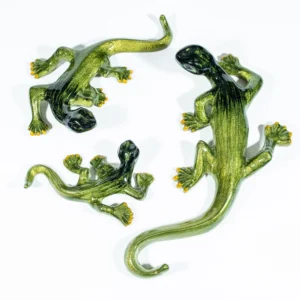 Brushed Green Recycled Aluminium Gecko